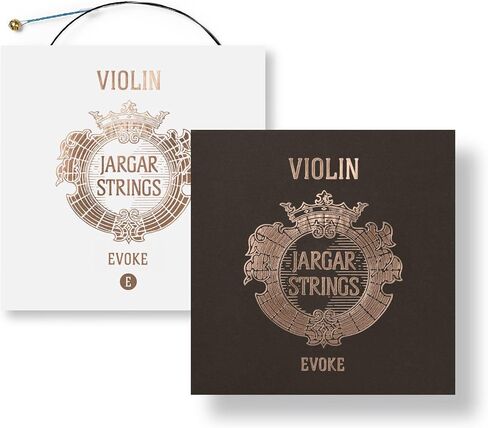 Jargar Evoke Violin Set | Violin Strings 4/4 Full Set for Professionals and Aspiring Violinists | Powerful, Direct Response with Brilliant Sound Color | Made In Denmark | Full Set in Kuwait