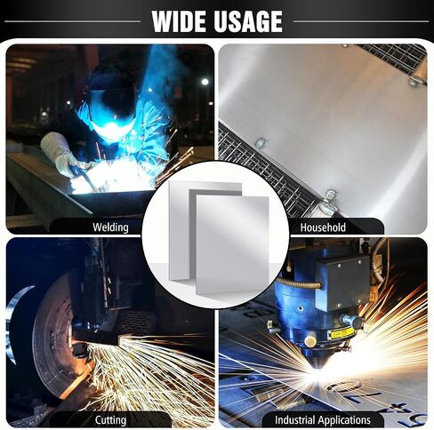4 Pcs 18 Gauge 9 x 11.8 Inch (23 x 30cm) Steel Metal Sheets Cold Rolled Mild Carbon Steel Plates Square Weldable Panels for Industrial Projects DIY Use in Saudi Arabia