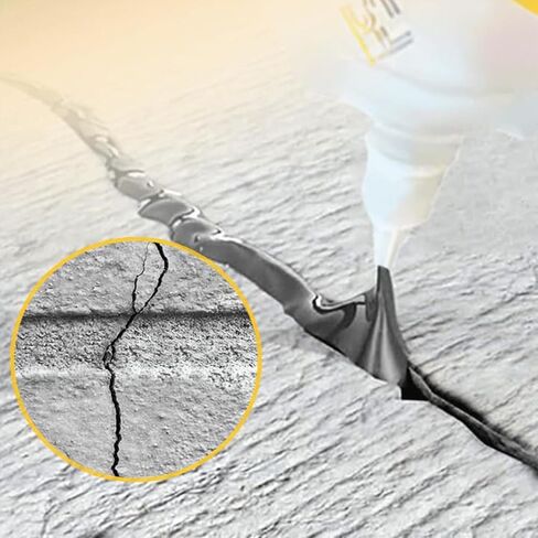 Concrete Crack Waterproof Repair Sealant,Detroit Rain Caulking Glue,Quick-Drying Sealing Adhesive,Concrete Crack Waterproof Repair Sealant,Concrete Caulk Glue Adhesive(2pcs) in Saudi Arabia