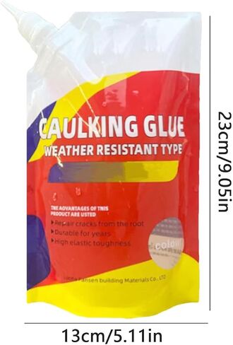 Concrete Crack Waterproof Repair Sealant,Detroit Rain Caulking Glue,Quick-Drying Sealing Adhesive,Concrete Crack Waterproof Repair Sealant,Concrete Caulk Glue Adhesive(2pcs) in Saudi Arabia