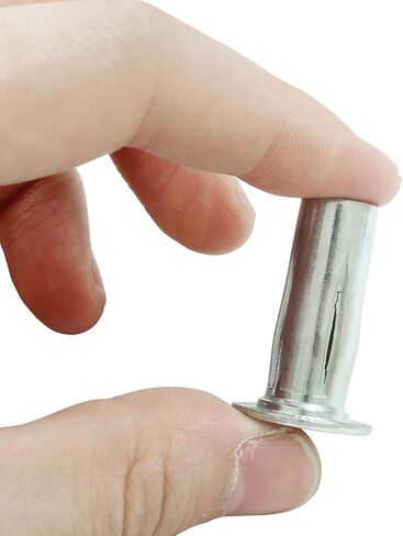 25 Pcs Multi-Grip Rivet-Nut M5 Pre-Bulbed Insert Nut Stainless Steel White-Zinc-Plated Rivet Nut in Saudi Arabia