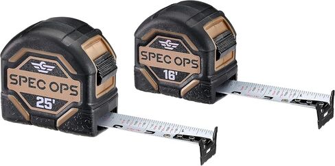 Spec Ops Tools شريط قياس 16 قدم 1 1/4 بوصة شفرة مزدوجة الجوانب من الدرجة العسكرية، تم التبرع بنسبة 3% للمحاربين القدامى in Kuwait
