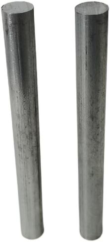 قضيب زنك عالي النقاء Zn 99.5% سبيكة قضيب مستدير طلاء كهربائي قطر قطر 10 مللي متر الطول: 100 مللي متر 2 قطعة in Kuwait