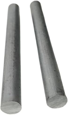 قضيب زنك عالي النقاء Zn 99.5% سبيكة قضيب مستدير طلاء كهربائي قطر قطر 10 مللي متر الطول: 100 مللي متر 2 قطعة in Kuwait