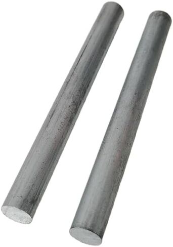 قضيب زنك عالي النقاء Zn 99.5% سبيكة قضيب مستدير طلاء كهربائي قطر قطر 10 مللي متر الطول: 100 مللي متر 2 قطعة in Kuwait