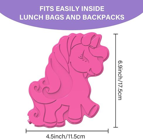 HiYZ Unicorn Bento Box for Kids, kids lunch box with 5-Compartment, Kids bento Lunch Box for ages 3-7, Leak-Proof, Durable, lunch box containers for Kid Back to School Meals, Snack Packing, Travel in Saudi Arabia