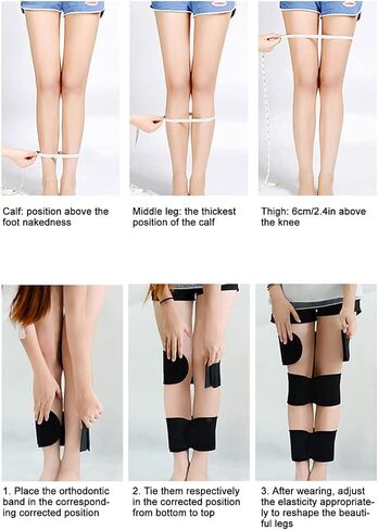 3pcs Leg Correction Belt, Stretchy Shaping Legs Posture Corrector for X Type Legs O Type Legs(XL) in Saudi Arabia