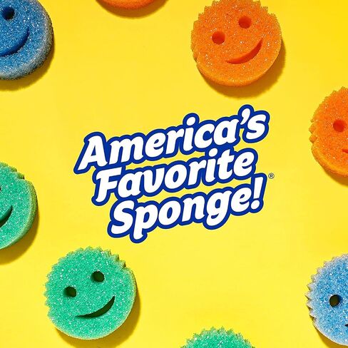 Scrub Daddy Sponges 4ct + Scrub Mommy 4ct - Scratch-Free Multipurpose Dish Sponges - BPA Free & Made with Polymer Foam - Stain & Odor Resistant Kitchen Sponge (8 Pack) in Saudi Arabia