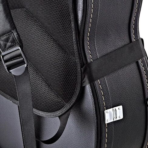 Ortega Guitars Hardshell Case Deluxe Backpack Straps w/Ergonomic Back Cushion-Carry Your Hardcase Like a Gig Bag-Black (Obps-dlx) in Saudi Arabia
