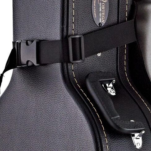 Ortega Guitars Hardshell Case Deluxe Backpack Straps w/Ergonomic Back Cushion-Carry Your Hardcase Like a Gig Bag-Black (Obps-dlx) in Saudi Arabia