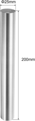 uxcell Linear Motion Rod Shaft Guide 25mm x 200mm (0.984" x 7.87") Hardened Chrome Plated Steel Linear Rail Rod for 3D Printer, CNC Machine in Saudi Arabia