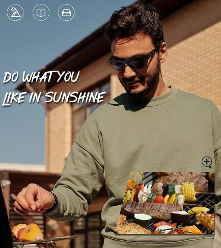 Polarized Bifocal Reading Sunglasses Men, Wrap Around Sports Sun Readers Build-In Glasses Fishing Driving in Saudi Arabia
