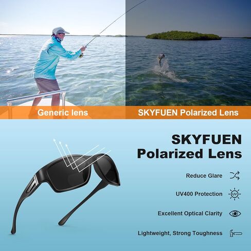 Polarized Bifocal Reading Sunglasses Men, Wrap Around Sports Sun Readers Build-In Glasses Fishing Driving in Saudi Arabia