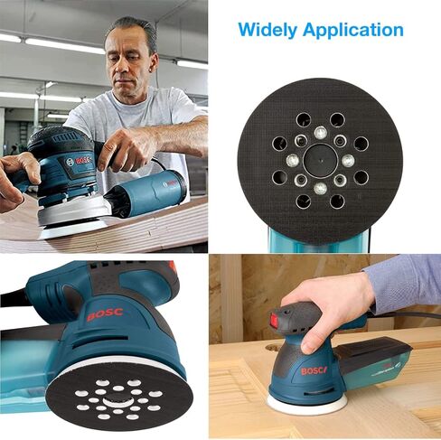 وسادة دعم لأداة الصنفرة بخطاف وحلقة مقاس 5 بوصات لـ RS035، متوافقة مع ماكينة الصنفرة المدارية العشوائية من Bosch ROS20VS وROS10 in Kuwait