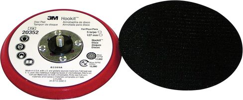3M Hookit Low Profile Disc Pad 20352، 5 بوصة × 3/8 بوصة × 5/16-24 خارجي in Saudi Arabia