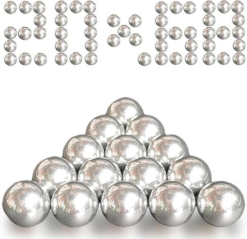 .68 Caliber Aluminum Balls for Byrna SD/LE and Umarex T4E HDR68/HDS68, Perfectly for Sefe Defense and Practice, 20 Counts, 7.3g per Ball in Saudi Arabia