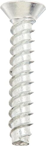 Small Parts 0208LTF Steel Thread Rolling Screw for Plastic, Zinc Plated, 82 Degree Flat Head, Star Drive, #2-28 Thread Size, 1/2" Length (Pack of 100) in Saudi Arabia