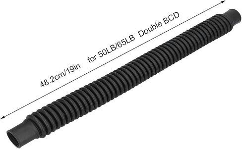 Diving Corrugated Cardboard inflator Hose Diving Round Corrugated Hose for Buoyancy Control Device Jacket BCD Sidemount BCD(19 inches) Diving in Saudi Arabia