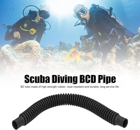 Diving Corrugated Cardboard inflator Hose Diving Round Corrugated Hose for Buoyancy Control Device Jacket BCD Sidemount BCD(19 inches) Diving in Saudi Arabia