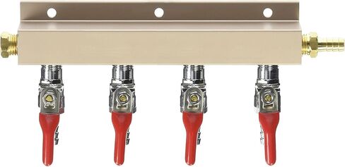 CPG224 Air Distributor 5/16", CO2 Manifold - 4 Way in Saudi Arabia
