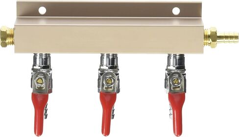 CPG224 Air Distributor 5/16", CO2 Manifold - 4 Way in Saudi Arabia