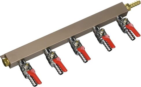CPG224 Air Distributor 5/16", CO2 Manifold - 4 Way in Saudi Arabia