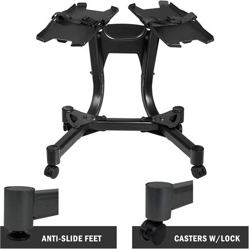 Adjustable Dumbbell Stand 330LBS Dumbbell Rack Standard Metal Dumbbell Holder Weight Rack Storage Stand for Home Gym(Only Stand) in Saudi Arabia