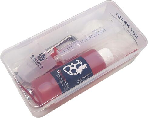 Master Bleed Kit for Shimano Hydraulic Road Gravel Mountain Bike Brakes with 120ml Mineral Oil and Tools in Saudi Arabia