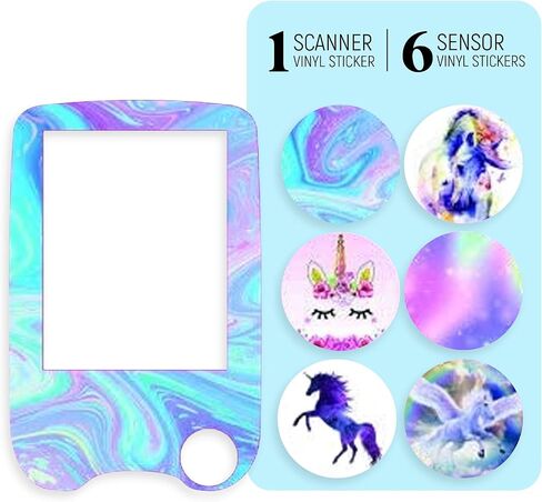 RockaDex decals compatible for Freestyle Libre Decal Set (Boho Theme) in Kuwait