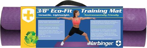 Harbinger Recyclable Foam Eco Fit Exercise Mat 3/8-Inch in Saudi Arabia