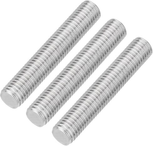 uxcell 8Pcs Fully Threaded Rod, M6 x 80mm 304 Stainless Steel Right Hand Thread Bar Studs M6-1 Thread Pitch for Furniture Machinery Assembly in Saudi Arabia