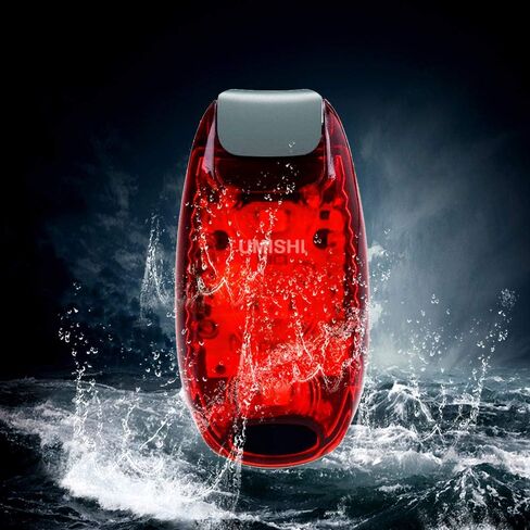 مصابيح أمان LED (4 عبوات) - مصابيح تشغيل بمشبك للعداء، والأطفال، والركض، والدراجة، والكلاب، والمشي، أفضل الملحقات لمعداتك العاكسة، أثناء الليل، وركوب الدراجات in Kuwait