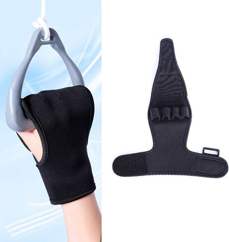 Hand Wrist Brace Finger Splint Anti-Spasticity Rehabilitation Gloves - Hand Position Fixation for Stroke Hemiplegia Patients & Athletes - Finger Grip Strength Training Device (1 Pack) in Saudi Arabia