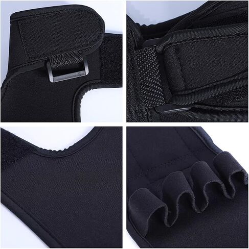 Hand Wrist Brace Finger Splint Anti-Spasticity Rehabilitation Gloves - Hand Position Fixation for Stroke Hemiplegia Patients & Athletes - Finger Grip Strength Training Device (1 Pack) in Saudi Arabia