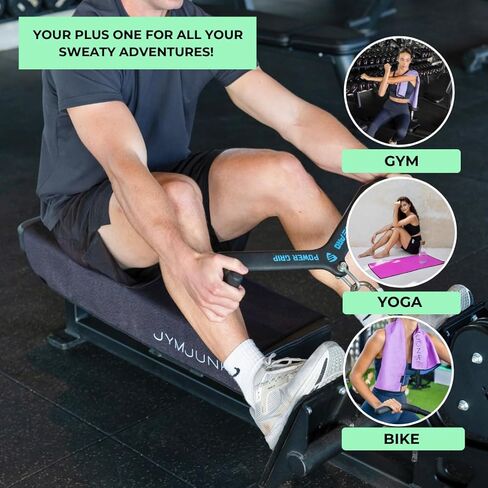 Gym Towel for Working Out (35 x 17 Inches) - 100% Recycled Microfiber, Lightweight Soft & Highly Absorbent Sports, Yoga & Workout Towel, Sweat Towel for Gym - Ideal Gift in Saudi Arabia