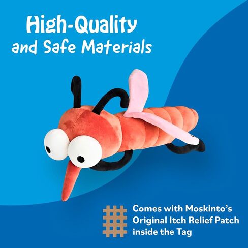 Moskinto, The Adventure Pal Plush Toy for Kids, Features Mosquito Itch Relief Patch, Small Size in Saudi Arabia