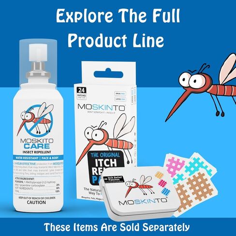 Moskinto, The Adventure Pal Plush Toy for Kids, Features Mosquito Itch Relief Patch, Small Size in Saudi Arabia