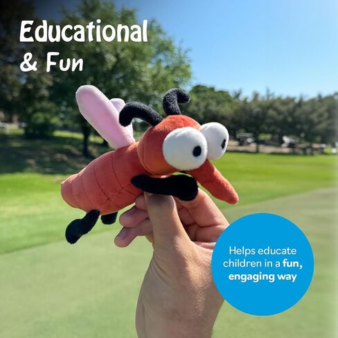 Moskinto, The Adventure Pal Plush Toy for Kids, Features Mosquito Itch Relief Patch, Small Size in Saudi Arabia