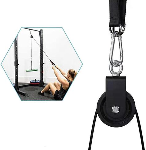 3.5 in 90mm Cable Pulley Attachments for Gym,Cable Pulley Wheel for Gym System Silence Pulley Rotation Traction Wheel Smooth Detachable 360 Rotation 1Pcs in Saudi Arabia