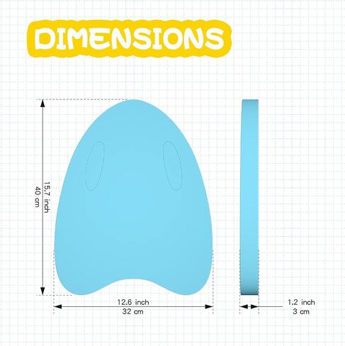 Swimming Kickboard Swim Training Aid Exercise Equipment Pool Toy Learn to Swim EVA Form Buoyancy Board in Saudi Arabia