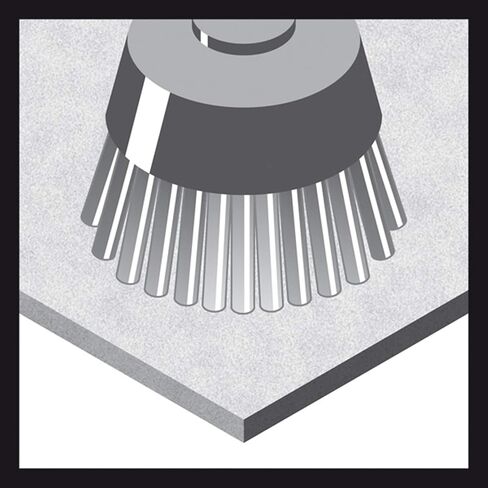 Bosch X-LOCK 2608620725 Cup Wire Brush (Cup Shape, 3.0 inches (75 mm) Diameter, Iron 0.01 inch (0.3 mm) Straight, 1 Piece) in Saudi Arabia