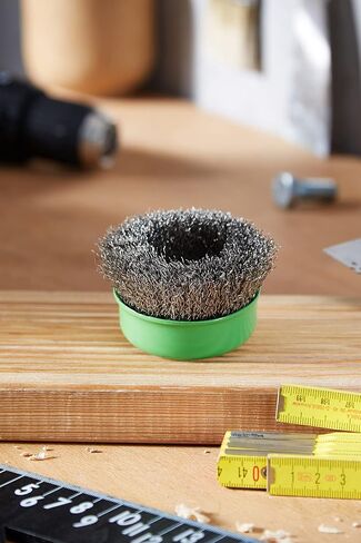 Bosch X-LOCK 2608620725 Cup Wire Brush (Cup Shape, 3.0 inches (75 mm) Diameter, Iron 0.01 inch (0.3 mm) Straight, 1 Piece) in Saudi Arabia