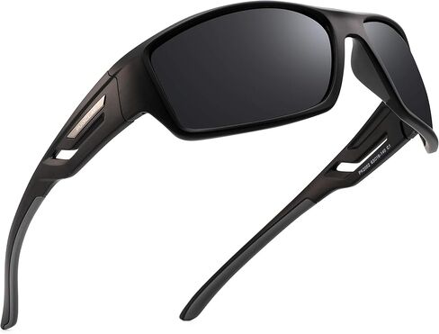 PUKCLAR Sports Polarized Sunglasses for Men Women Driving Sunglasses Cycling Running Fishing Goggles Unbreakable Frame in Saudi Arabia