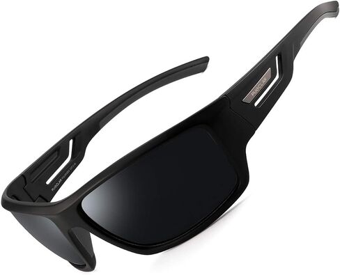 PUKCLAR Sports Polarized Sunglasses for Men Women Driving Sunglasses Cycling Running Fishing Goggles Unbreakable Frame in Saudi Arabia