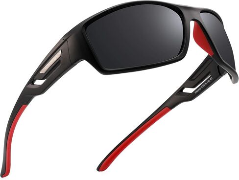 PUKCLAR Sports Polarized Sunglasses for Men Women Driving Sunglasses Cycling Running Fishing Goggles Unbreakable Frame in Saudi Arabia