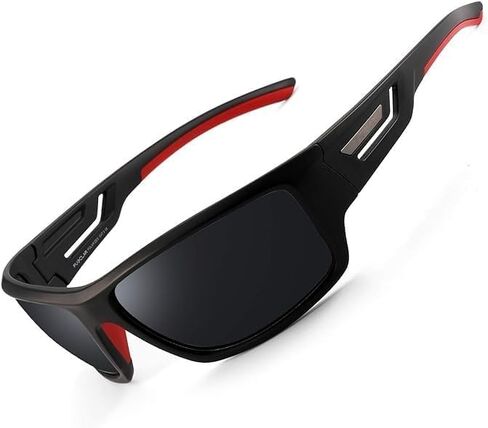 PUKCLAR Sports Polarized Sunglasses for Men Women Driving Sunglasses Cycling Running Fishing Goggles Unbreakable Frame in Saudi Arabia
