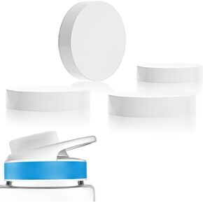 MIMORE Lid for Cirkul Water Bottle, 4 Pack Lid Cap Compatible with Cirkul Lid Replacement 12oz, 22oz, 32oz, 42oz, 62oz Stainless Steel & Plastic Water Bottles