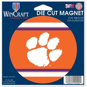 WinCraft Clemson University Die Cut Magnet 4.5" x 6"