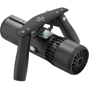 Underwater Scooter with Action Camera Mount with 3-Stage Speed Adjustable, Portable Diving Scooter for 40m Deep Diving and Snorkeling