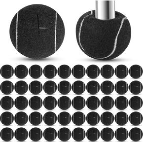 Queekay 150 Pieces Precut Tennis Balls Bulk Tennis Balls for Chairs Furniture Tennis Balls Chairs Leg Floor Protector Foot Covers Tennis Balls for Non Slip Rubber Glide Tennis Ball Coverings
